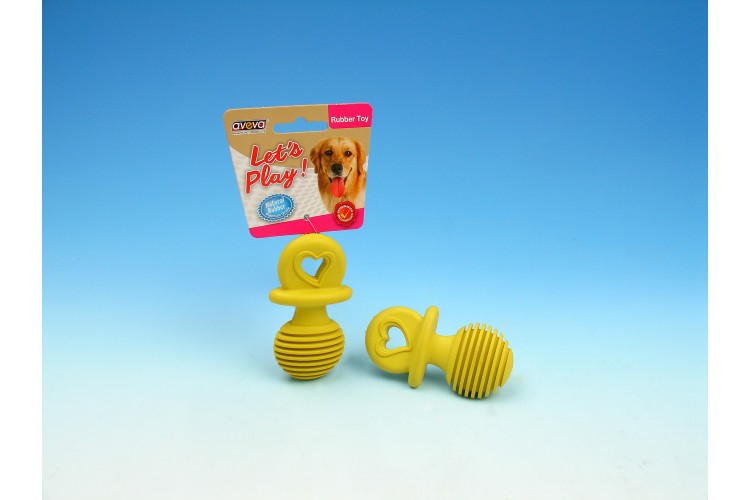RT/3023TG Rubber Puppy Teething Pacifier - 3.75”